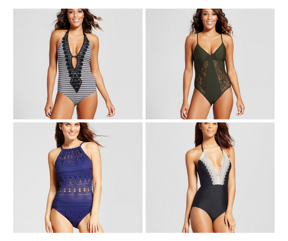 full piece bathing suits from Target