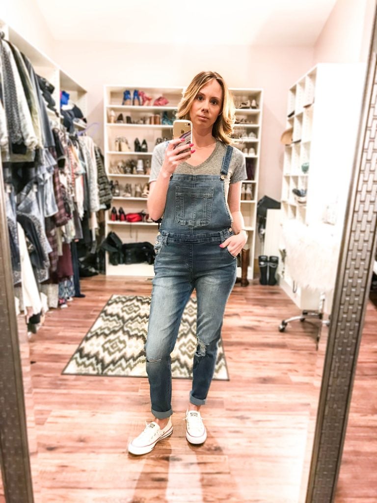 Overalls and converse style