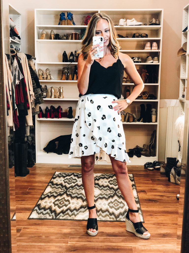 skirt and blouse