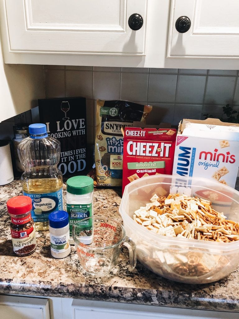 Easy Football snacks: fire crackers recipe featured by top Pittsburgh lifestyle blogger, Fashionably Late Mom
