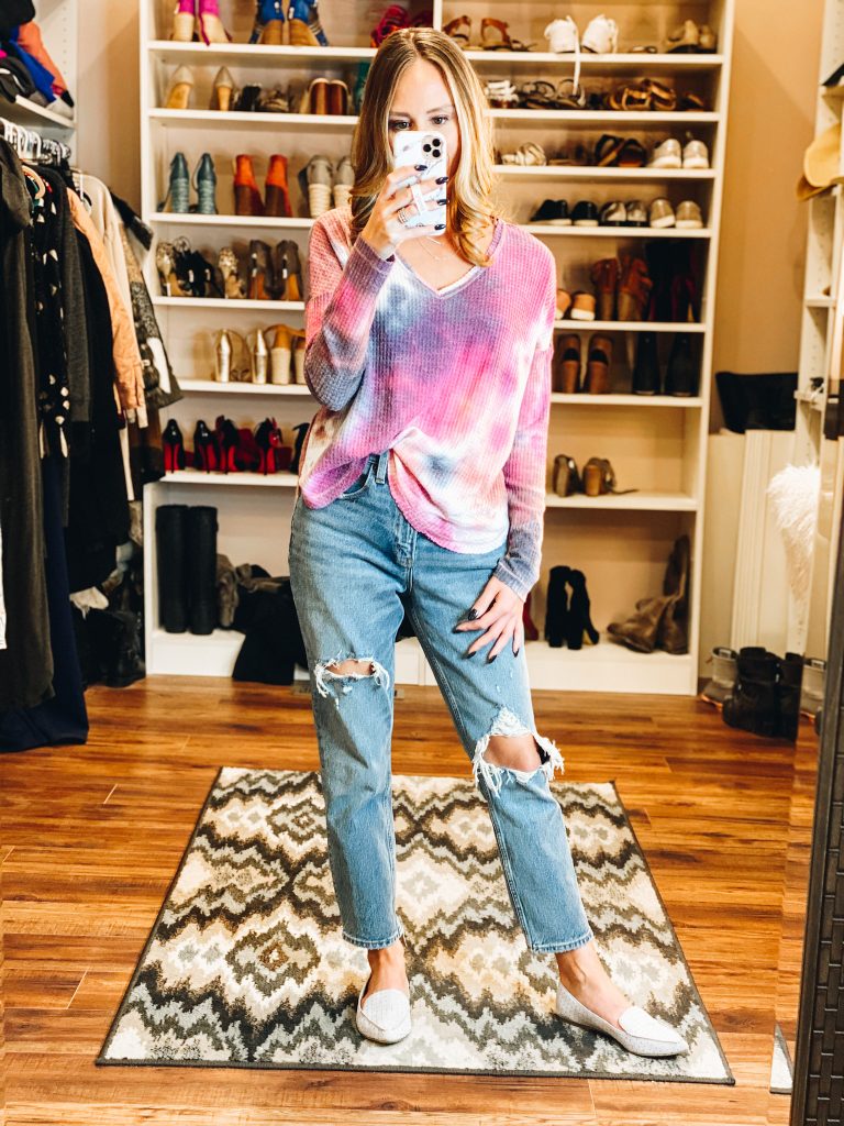 Tie Dye Fashion Favorites featured by top Pittsburgh mom fashion blog, Fashionably Late Mom