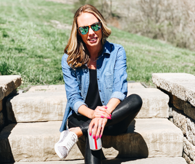 How to Style a Chambray Top