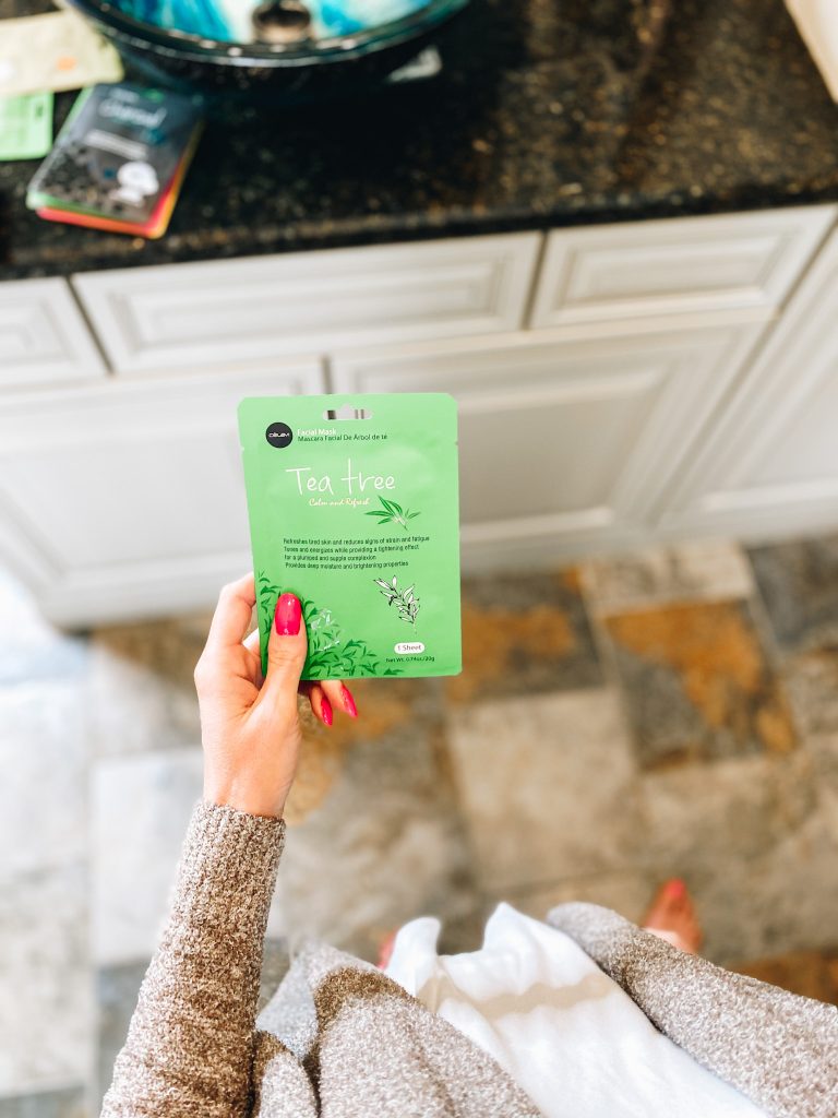 At Home Spa Day Essentials featured by top Pittsburgh lifestyle blogger, Fashionably Late Mom.