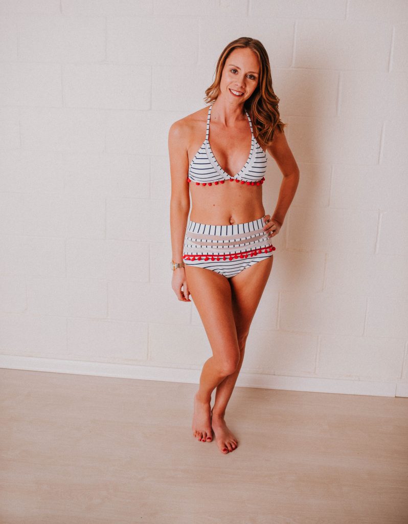 Mommy and Me Swimwear on Amazon featured by top Pittsburgh mom fashion blogger, Fashionably Late Mom