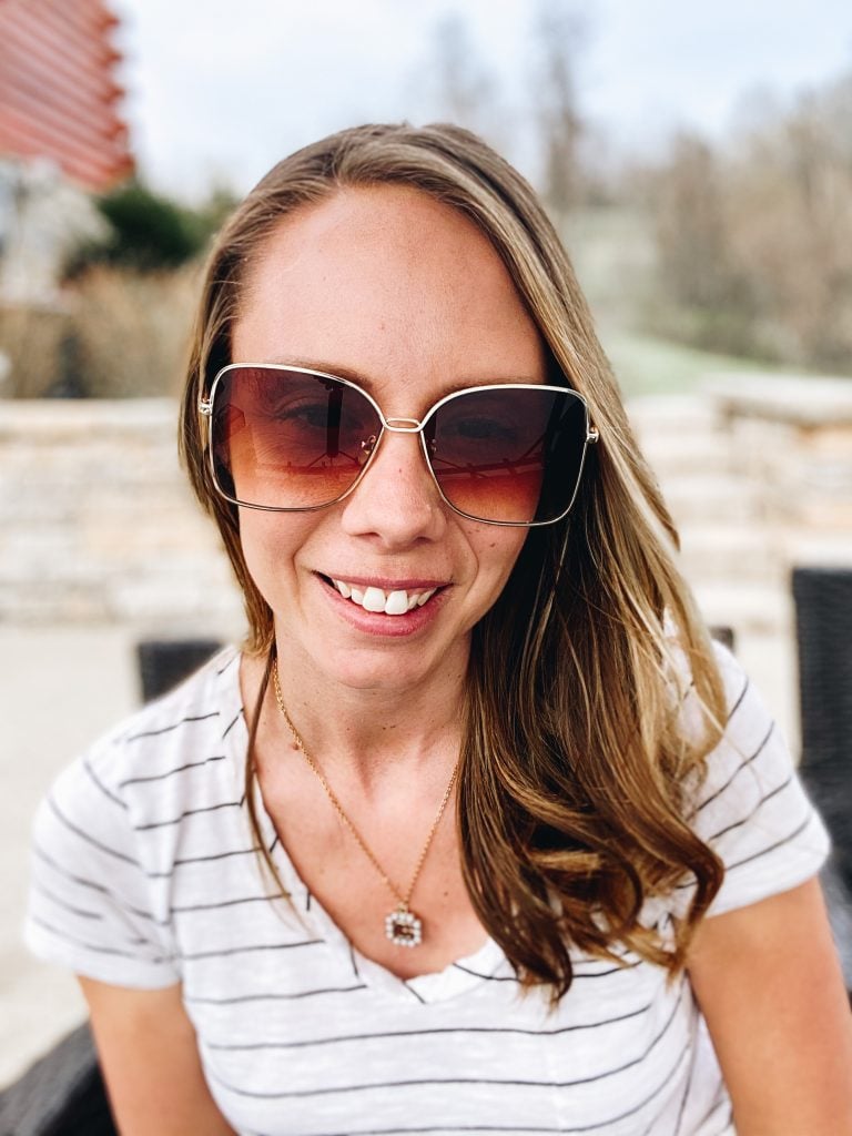 Top 6 Amazon Sunglasses for Women featured by top Pittsburgh fashion blogger, Fashionably Late Mom