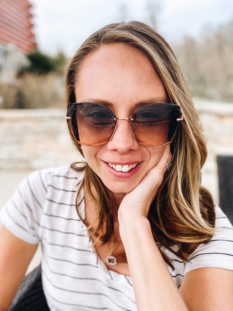 Top 6 Amazon Sunglasses for Women featured by top Pittsburgh fashion blogger, Fashionably Late Mom