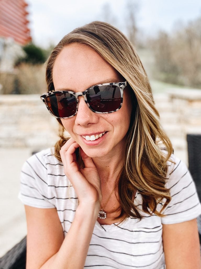 Top 6 Amazon Sunglasses for Women featured by top Pittsburgh fashion blogger, Fashionably Late Mom