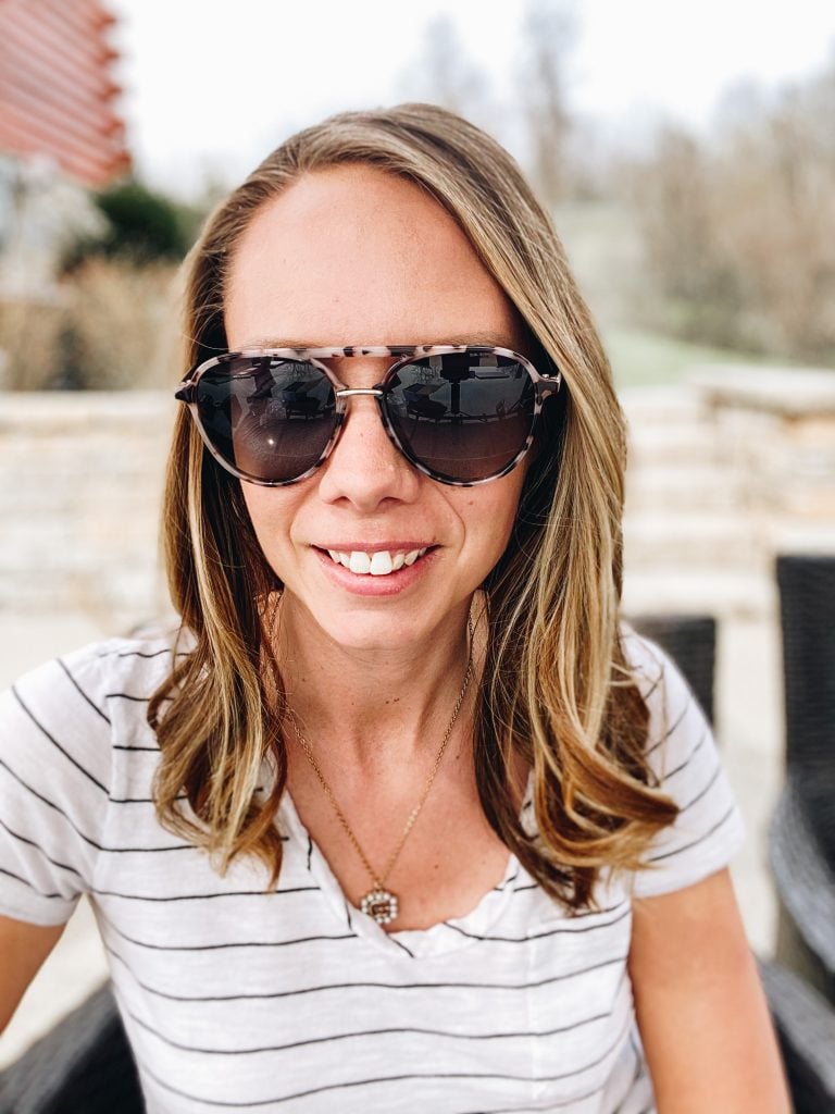 Top 6 Amazon Sunglasses for Women featured by top Pittsburgh fashion blogger, Fashionably Late Mom