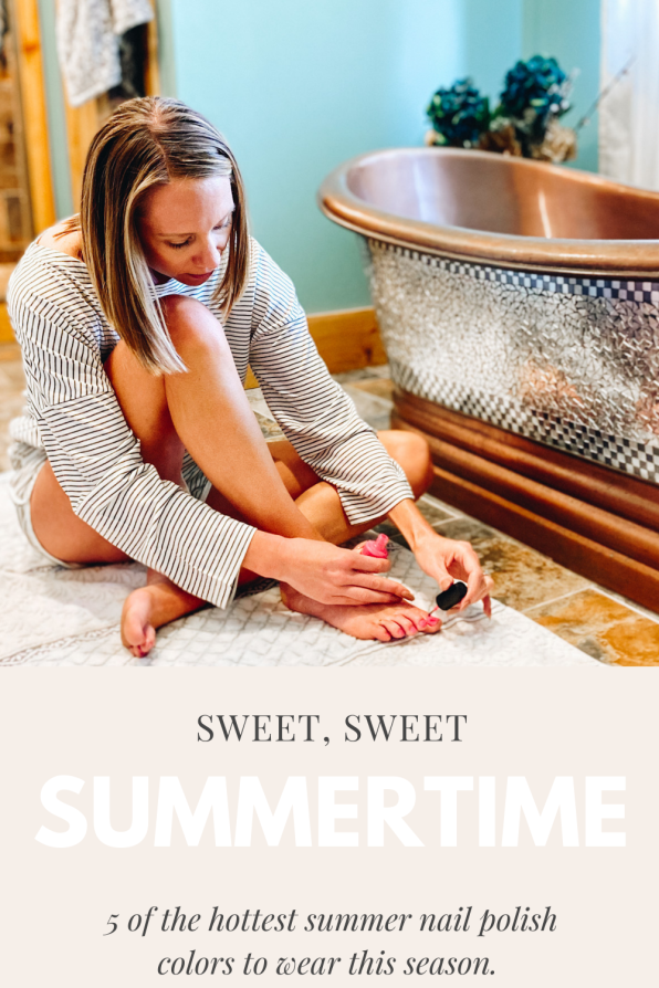 5 Hottest Summer Nail Polish Colors to Wear this Season featured by top Pittsburgh lifestyle blogger, Fashionably Late Mom