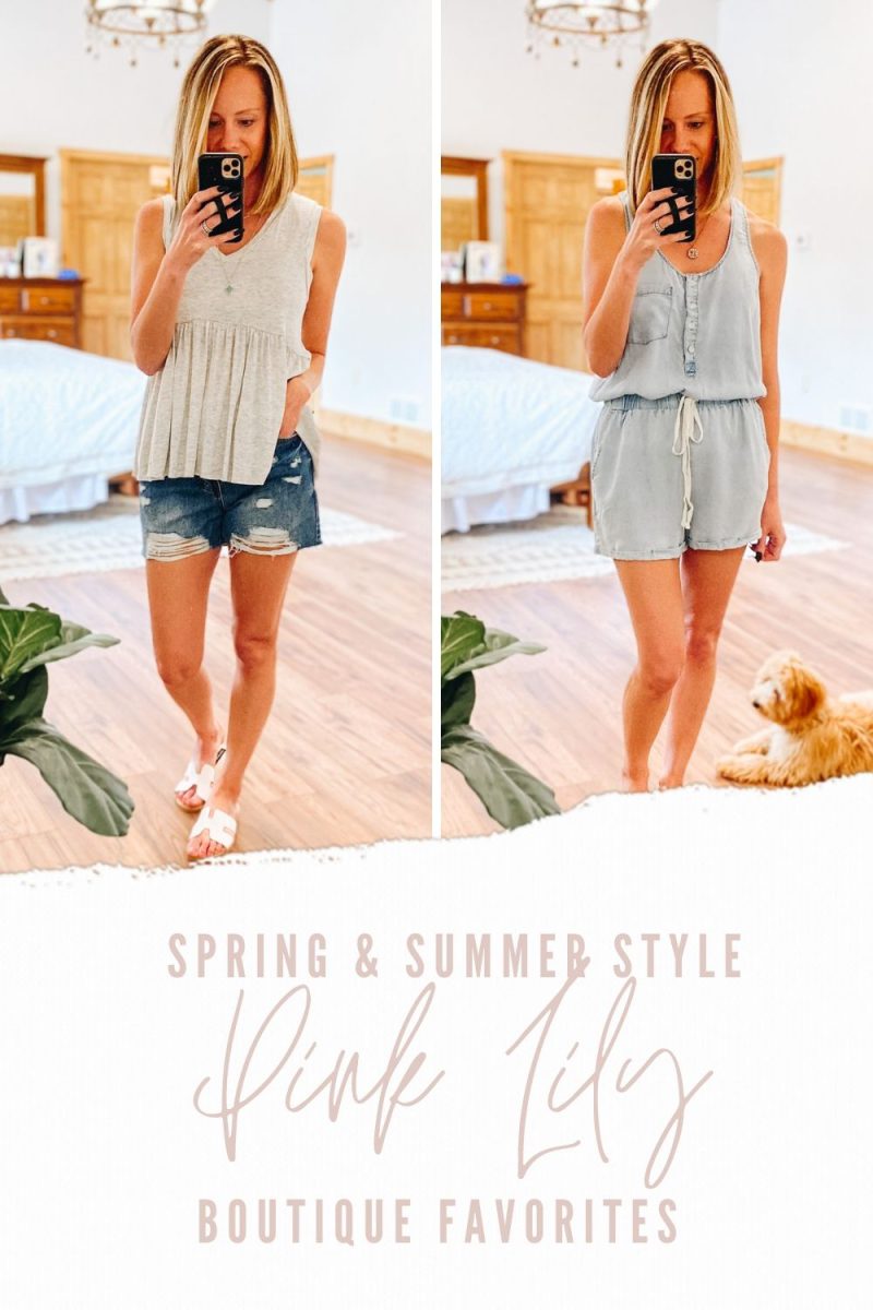 Pink Lily Boutique Favorites for Spring and Summer featured by top Pittsburgh fashion blogger, Fashionably Late Mom
