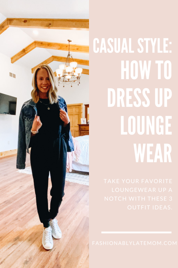 How to Dress Up Loungewear, tips featured by top Pittsburgh mom fashion blogger, Fashionably Late Mom