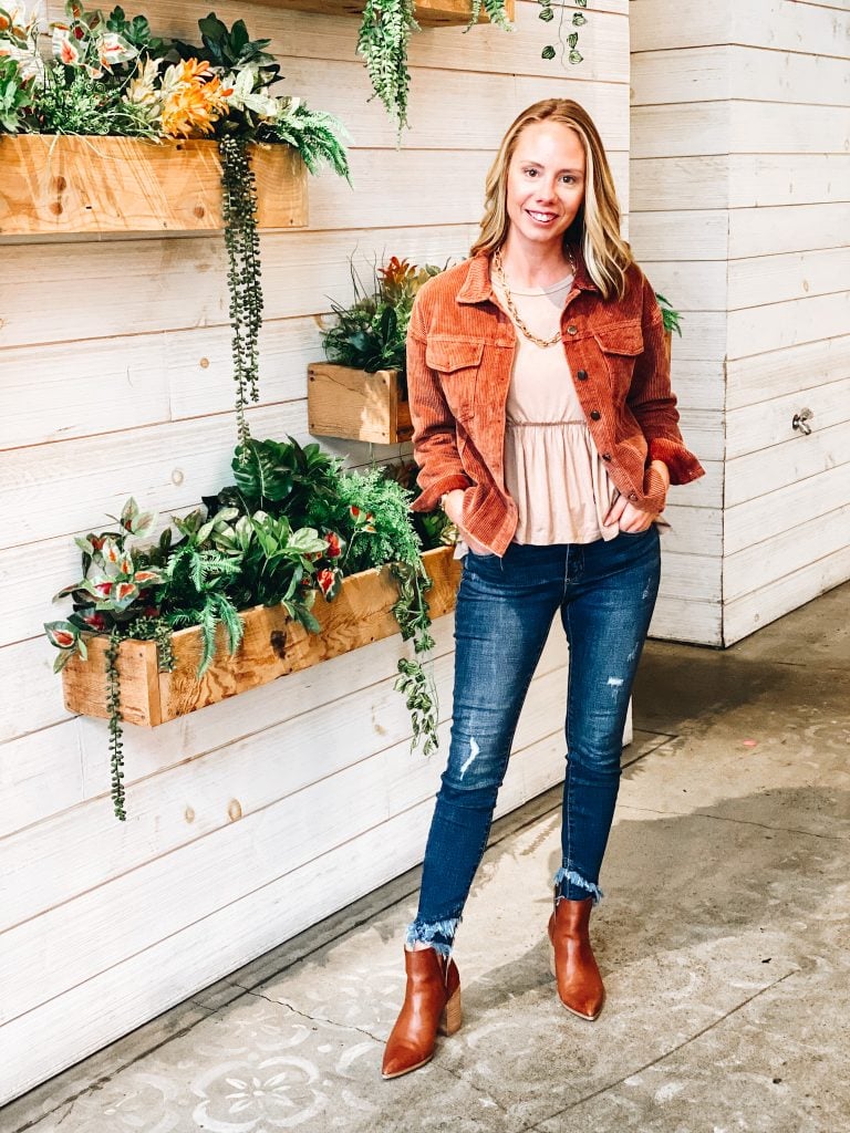 Lightweight Fall Jackets featured by top Pittsburgh mom fashion blogger, Fashionably Late Mom