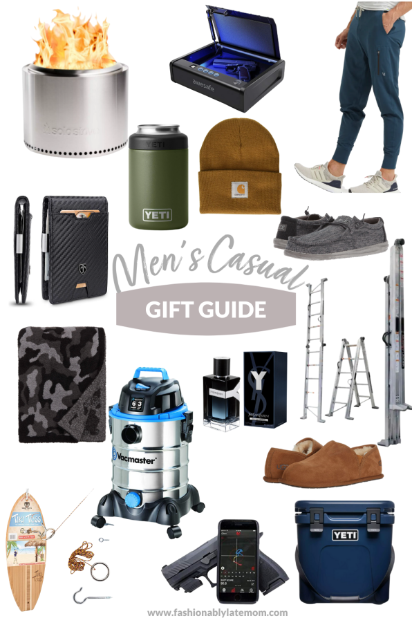 15 Casual Gift Ideas for Men featured by top PA lifestyle blogger, Fashionably Late Mom