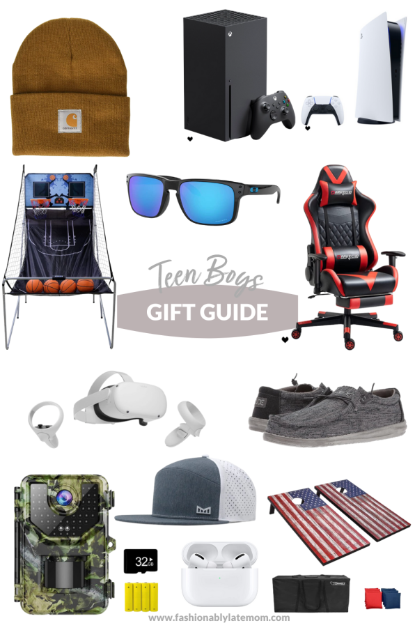12 Cool Gift Ideas for Teen Boys, a gift guide featured by top Pittsburgh lifestyle blogger, Fashionably Late Mom