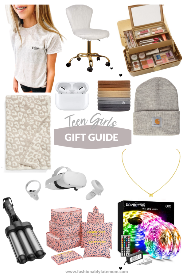12 Unique Gift Ideas for Teen Girls, a gift guide featured by top Pittsburgh lifestyle blogger, Fashionably Late Mom
