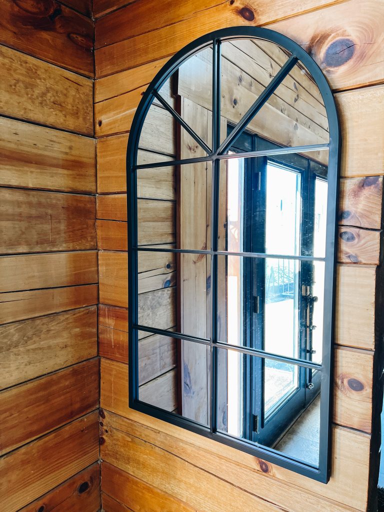 amazon home, black arch mirror
