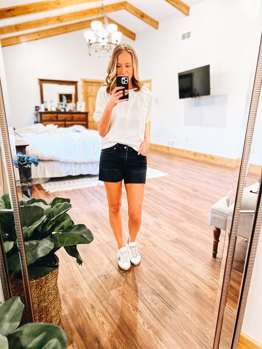 target tuesday, denim shorts under $20, summer fashion, golden goose sneakers