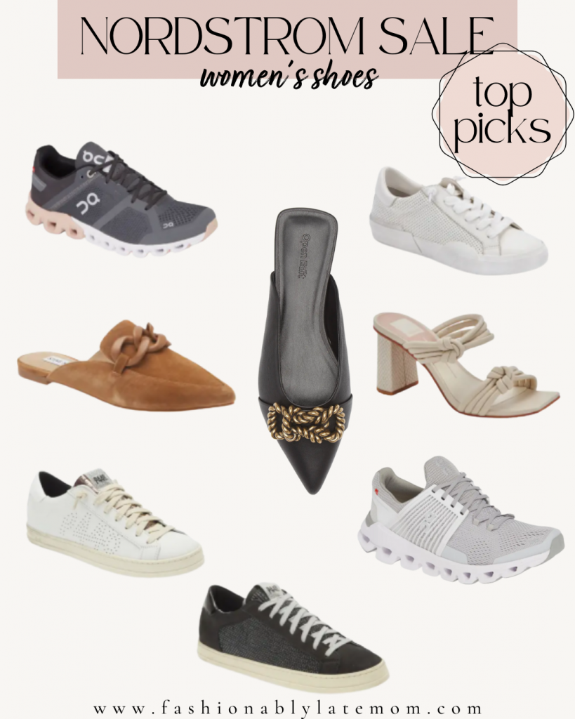 sneakers, mules, heels, ON Cloud, P448
