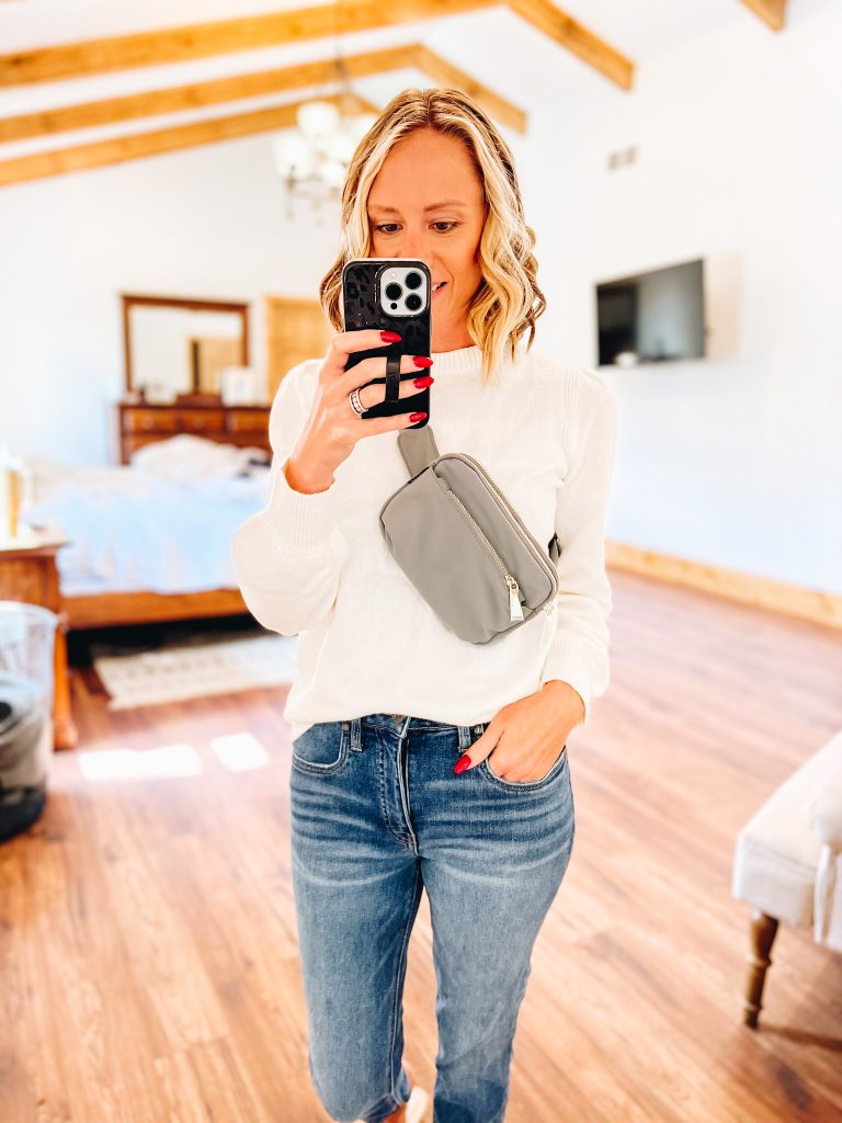 amazon belt bags, lululemon belt bag, amazon sweaters