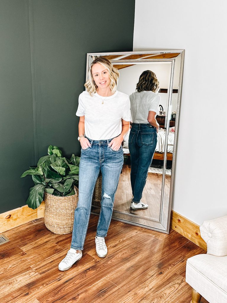 kut from the kloth, straight leg jeans for women, spring style