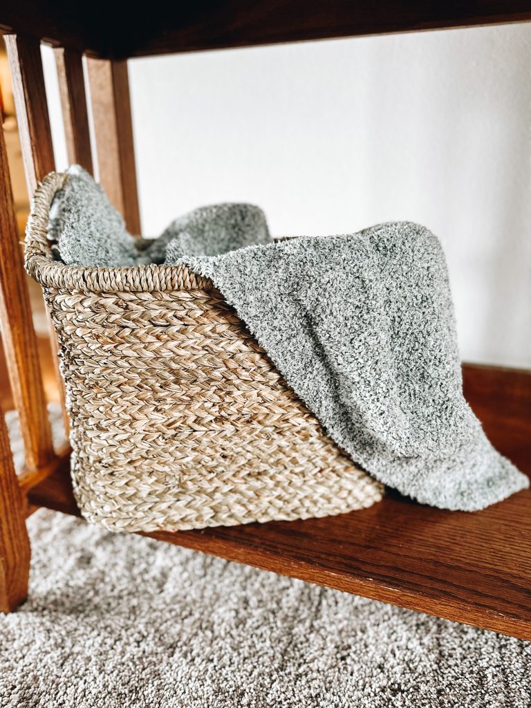 basket, console table, throw blanket, target home 