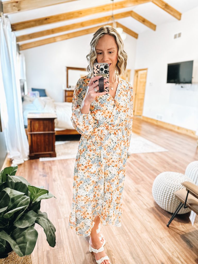 floral dress from amazon, easter dress