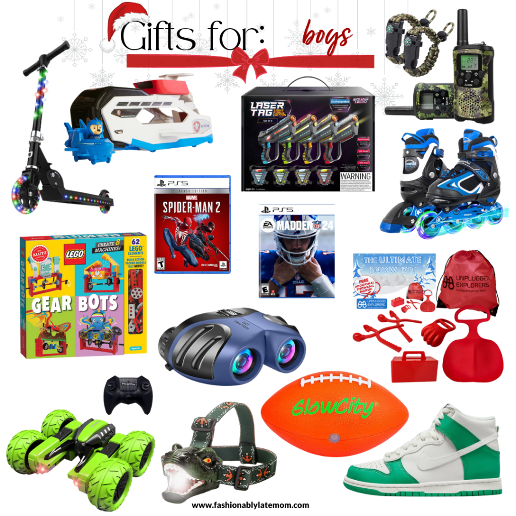 christmas gift ideas for boys