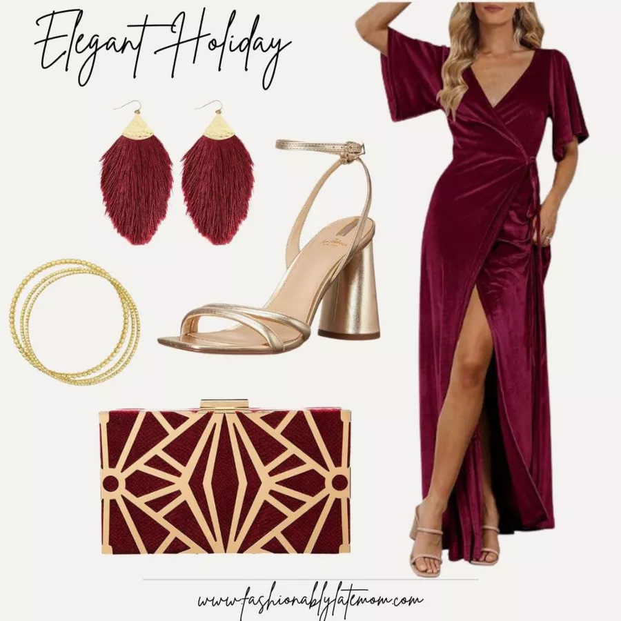 Winter wedding guest outfit