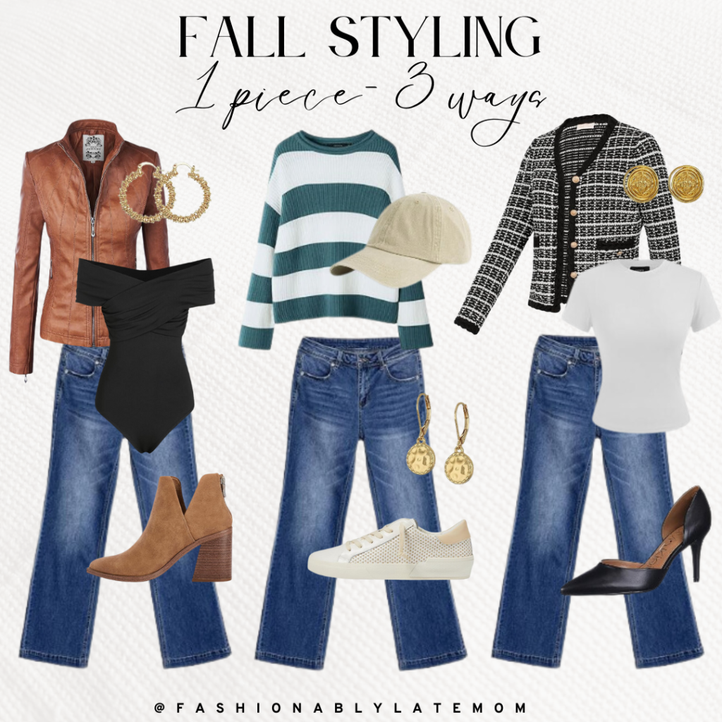 wide leg jeans, fall outfits, amazon fashion
