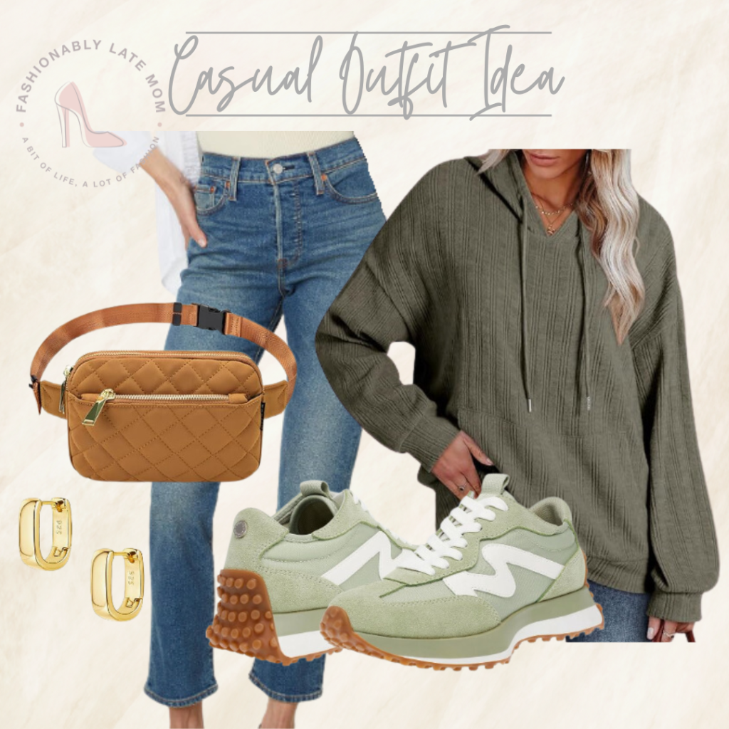 women's casual outfit idea, amazon fashion, fall fashion