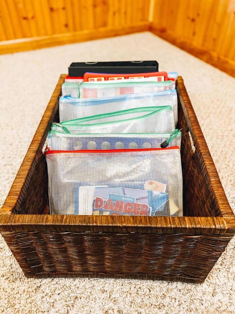 toy room storage ideas, game bags, smart home organization tips