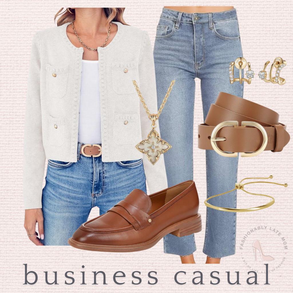 business casual outfit idea, teacher outfit idea, amazon fashion