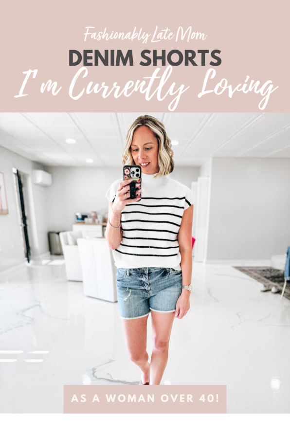 Denim Shorts I'm Currently Loving as a Woman Over 40