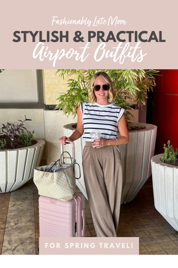 Stylish & Practical Airport Outfits for Spring Travel
