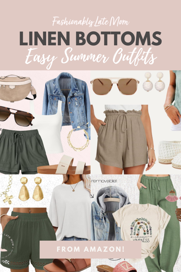 Linen bottoms: Easy Summer Outfits from Amazon