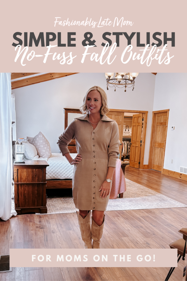 No-Fuss Fall Outfits for Moms on the Go
