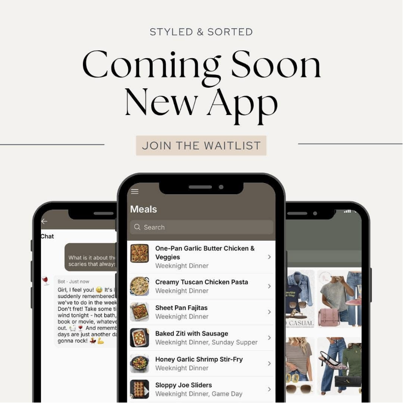 styled & sorted app preview