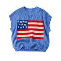 American Flag Sweater Vest