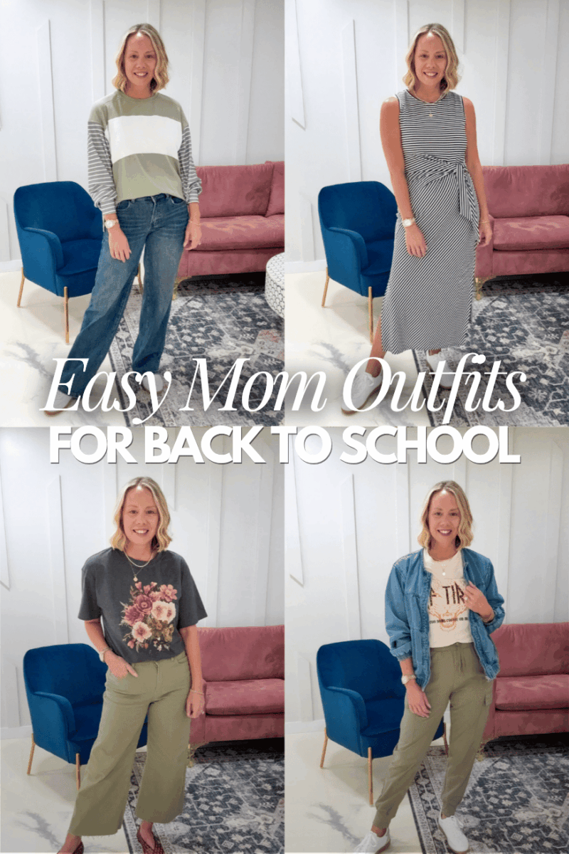 easy mom outfits for back to school
