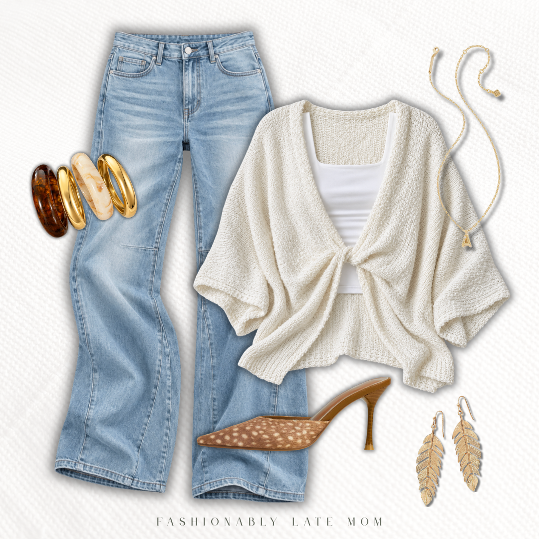 Top outfit this week on Amazon from Fashionably Late Mom