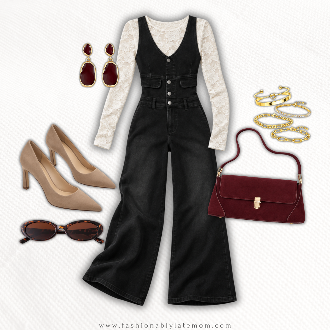 Top outfit this week on Amazon from Fashionably Late Mom