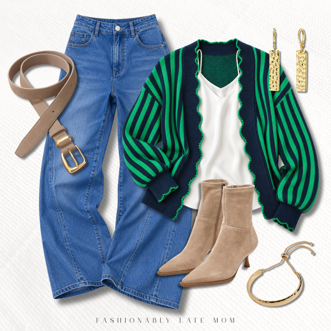 Top outfit this week on Amazon from Fashionably Late Mom